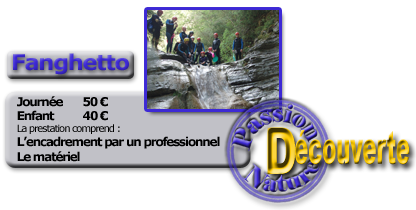 Canyon de Fanghetto - Canyon d'Audin