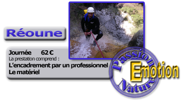 Canyon r&eacute;oune-Canyoning alpes-maritimes-France-canyonning-vall&eacute;e de la Roya