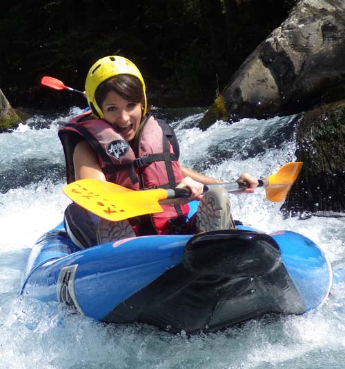 Kayak rafting