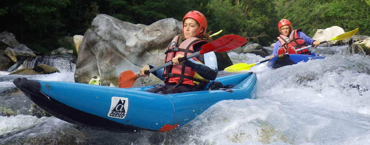 Kayak raft Breil sur Roya alpes maritimes
