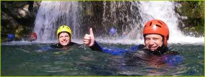 Canyon dans la Vallée de la Roya alpes maritimes