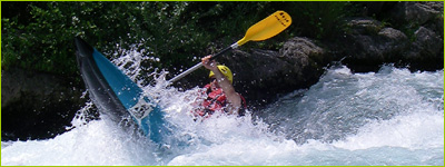Kayak Rafting sur la Roya alpes maritimes