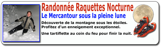 Randonn&eacute;e Raquette nocturne Alpes Maritimes - Randonn&eacute;es Raquettes Mercantour